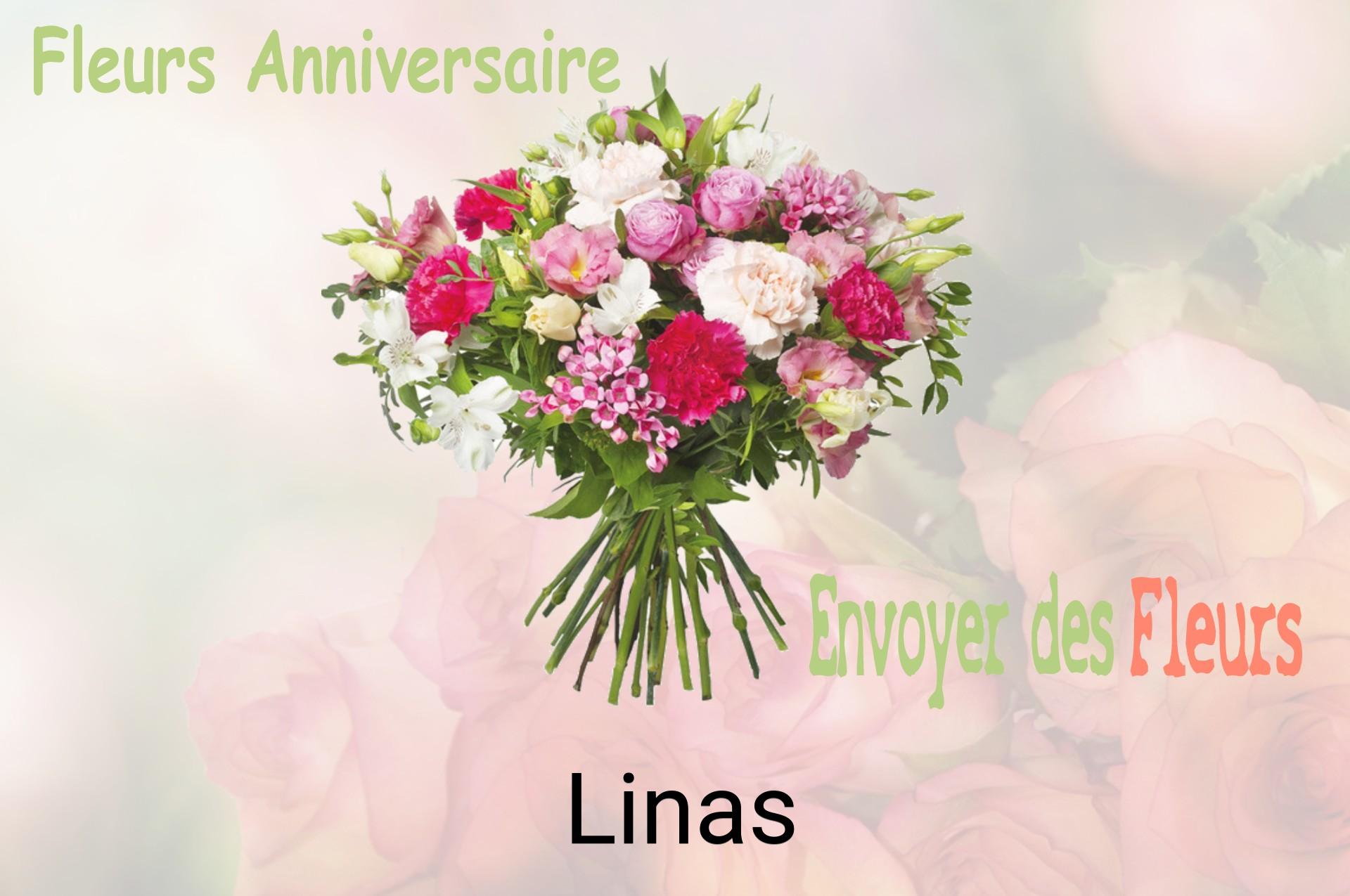 Bouquet de fleurs d’anniversaire livré à Linas