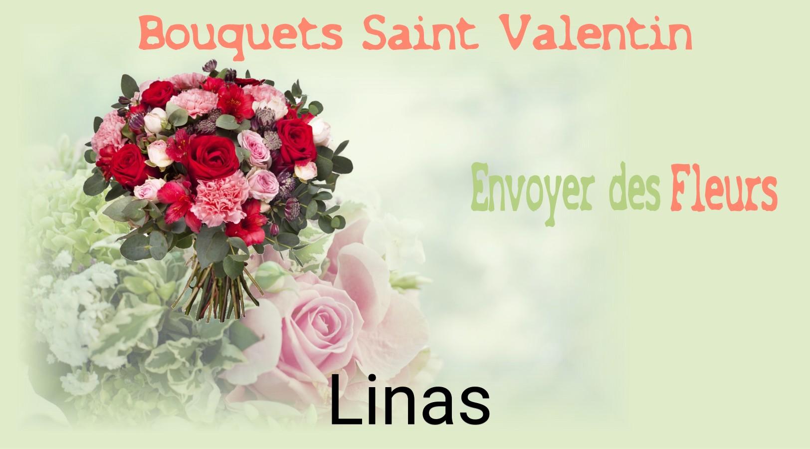 Roses de Saint-Valentin livrées à Linas